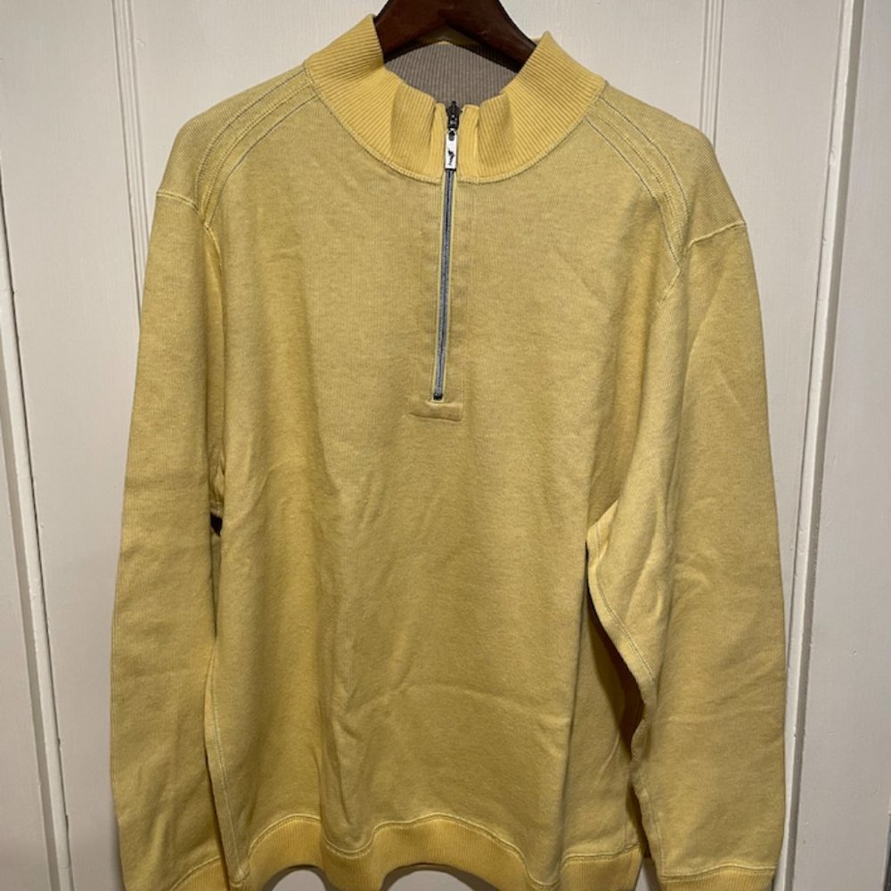 Tommy Bahama Flip Side Classic Reversible Half-Zip Sweatshirt